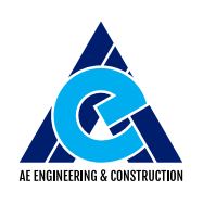  AE Construction & Engineering Logo