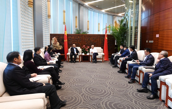 郭铭群董事长会见中国铁塔天津分开元网站登录入口-（中国）官方网站总经理曲华维