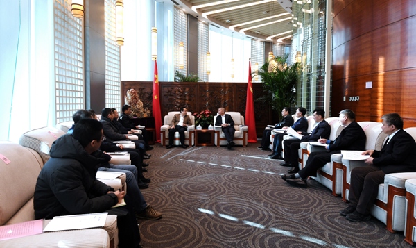 郭铭群董事长会见华能华北分开元网站登录入口-(中国)官方网站执行董事、党委书记罗楚文